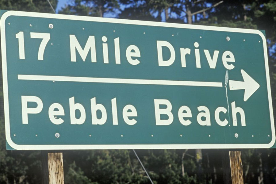 17 mile sign